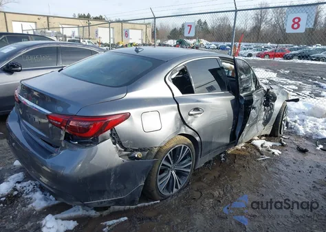 2019 Infiniti Q50 3.0T Sport z USA, uszkodzony, nr VIN JN1EV7AR7KM593531